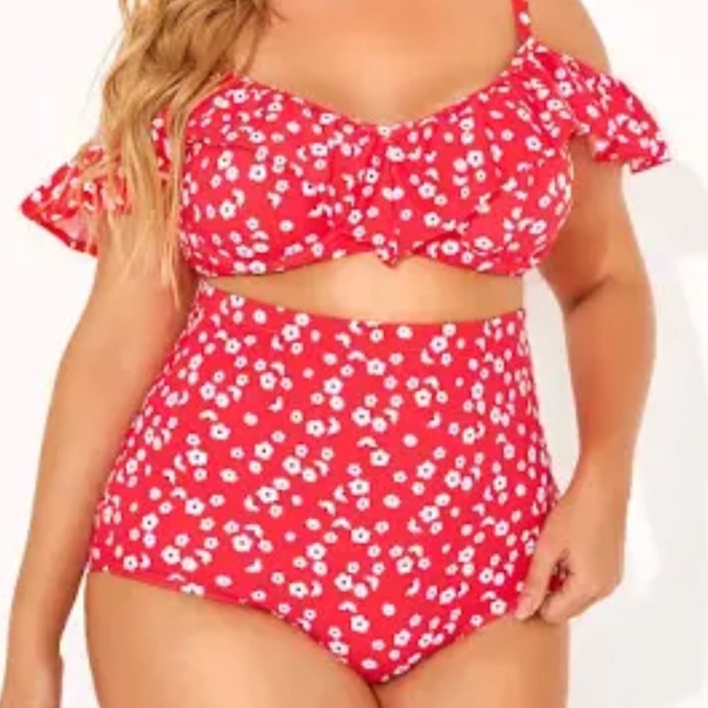 Meet Curve size 2xl bathing suit top never worn brand new with tag on